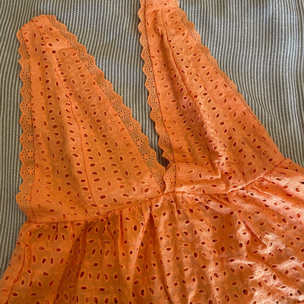 Orange Shein top